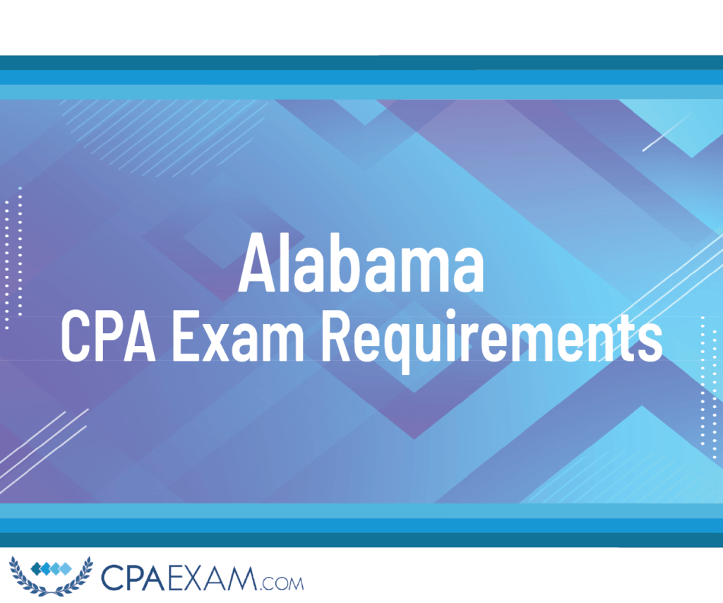 cpa exam requirements alabama