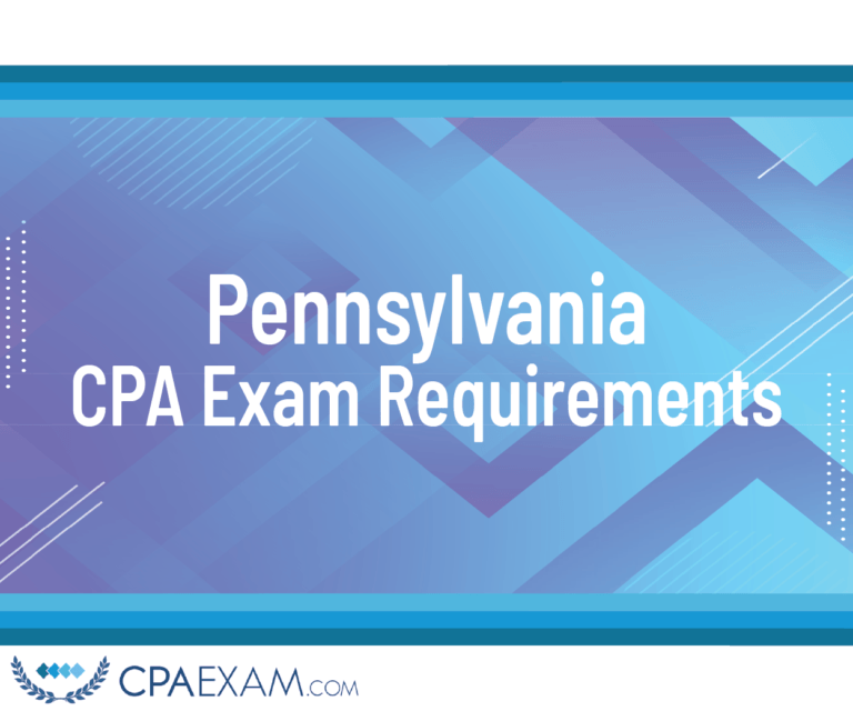 Pennsylvania CPA Requirements for Examination